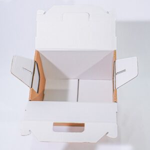 kit refeição com alça para delivery 19X19X12,5 quadrada  pacote com  25